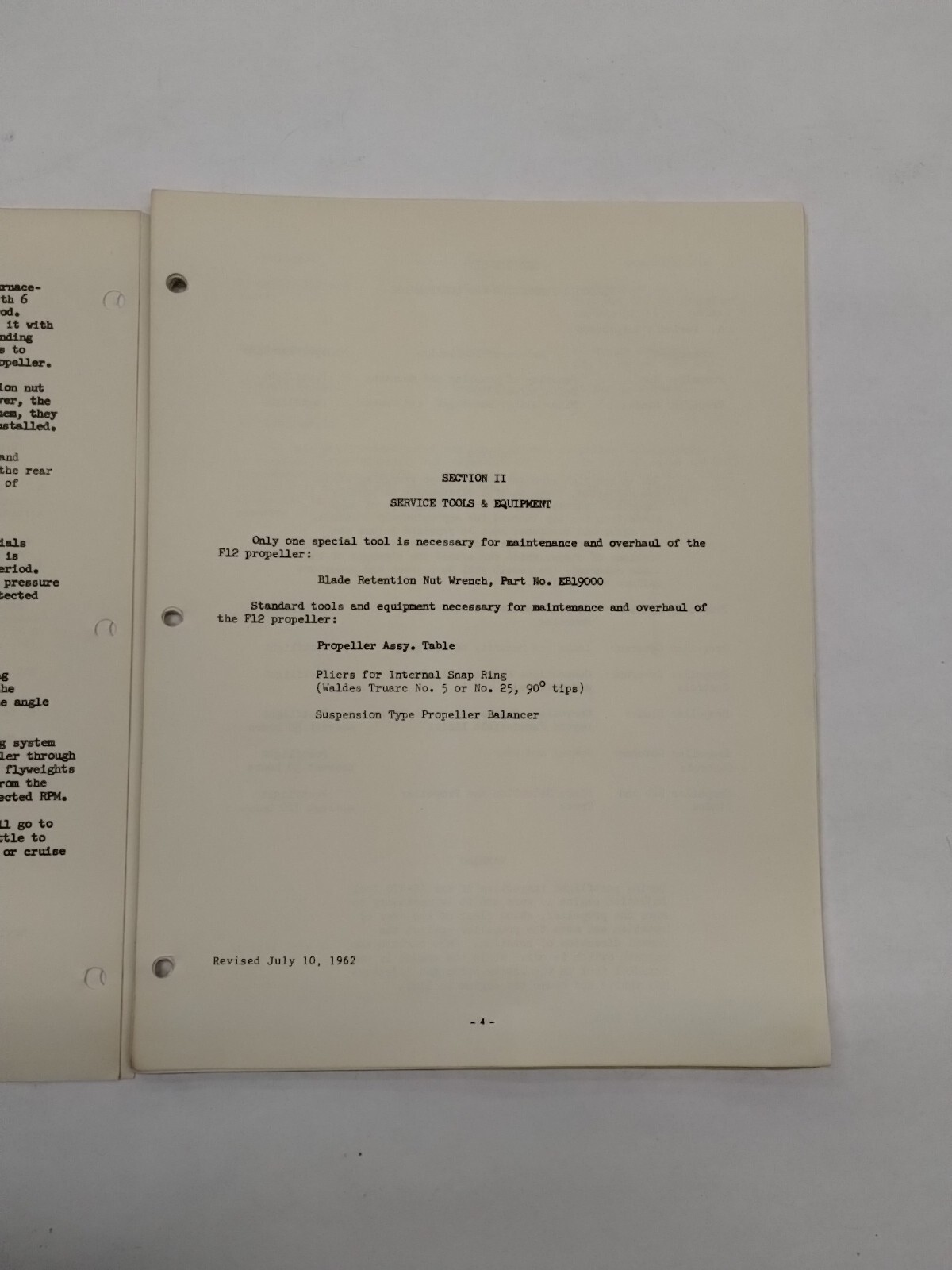 Flottorp Propellers Inspection & Maintenance & Overhaul Manual-Original