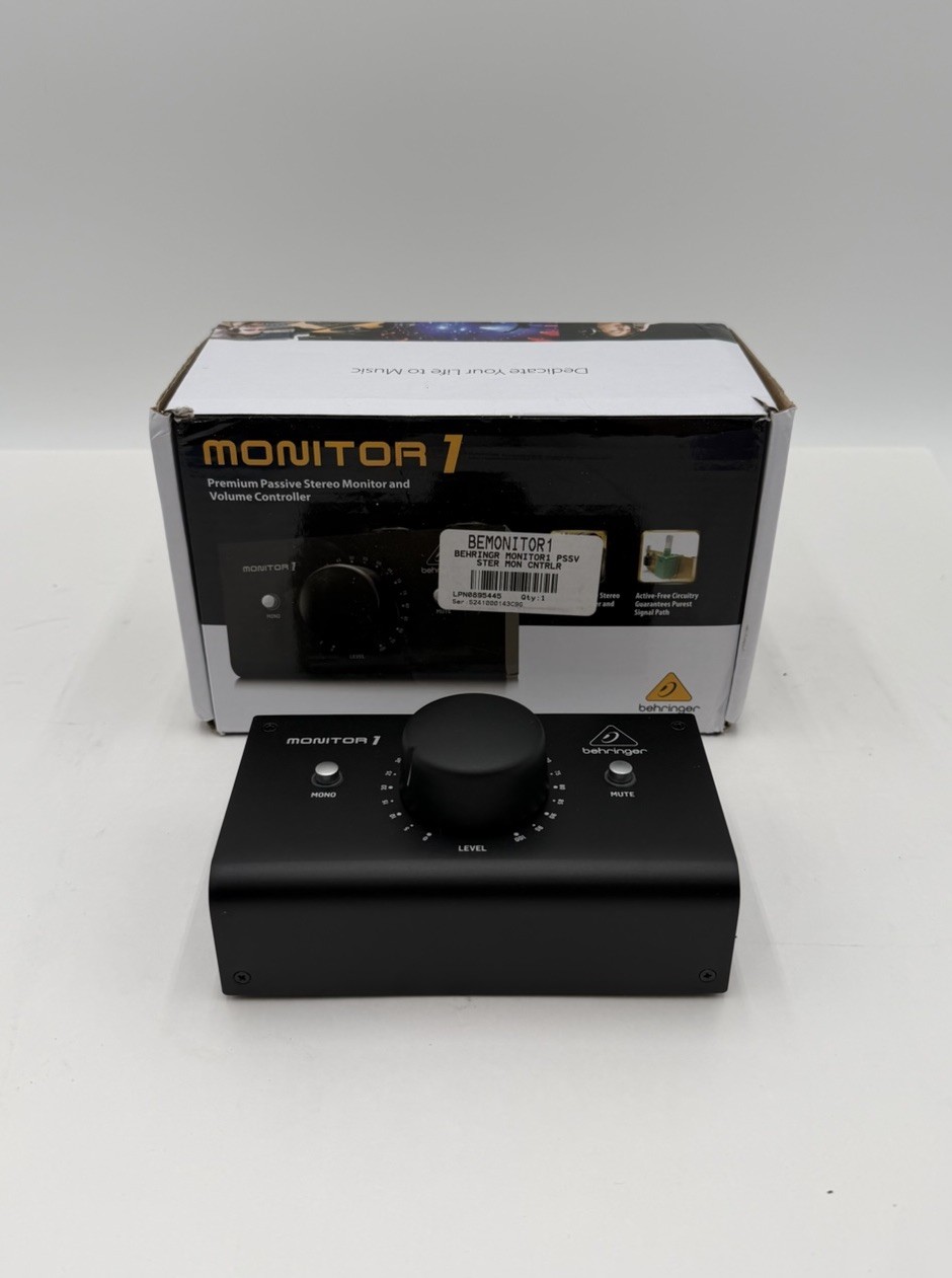 Behringer MONITOR1 Premium Passive Stereo Monitor and Volume Controller