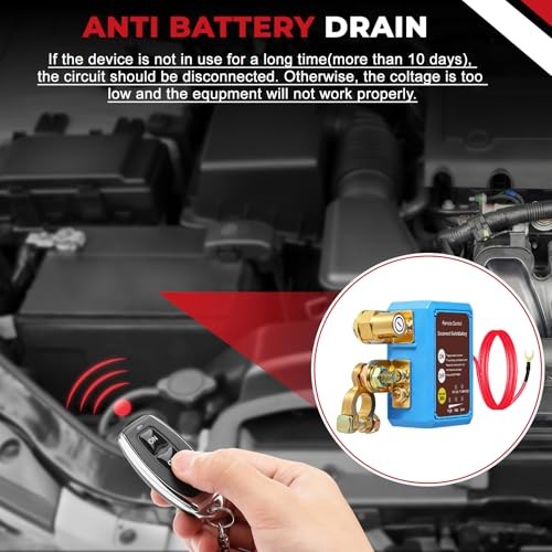 Smart Voltage Kill Switch 12V/24V 240A Remote Battery Disconnect Switch
