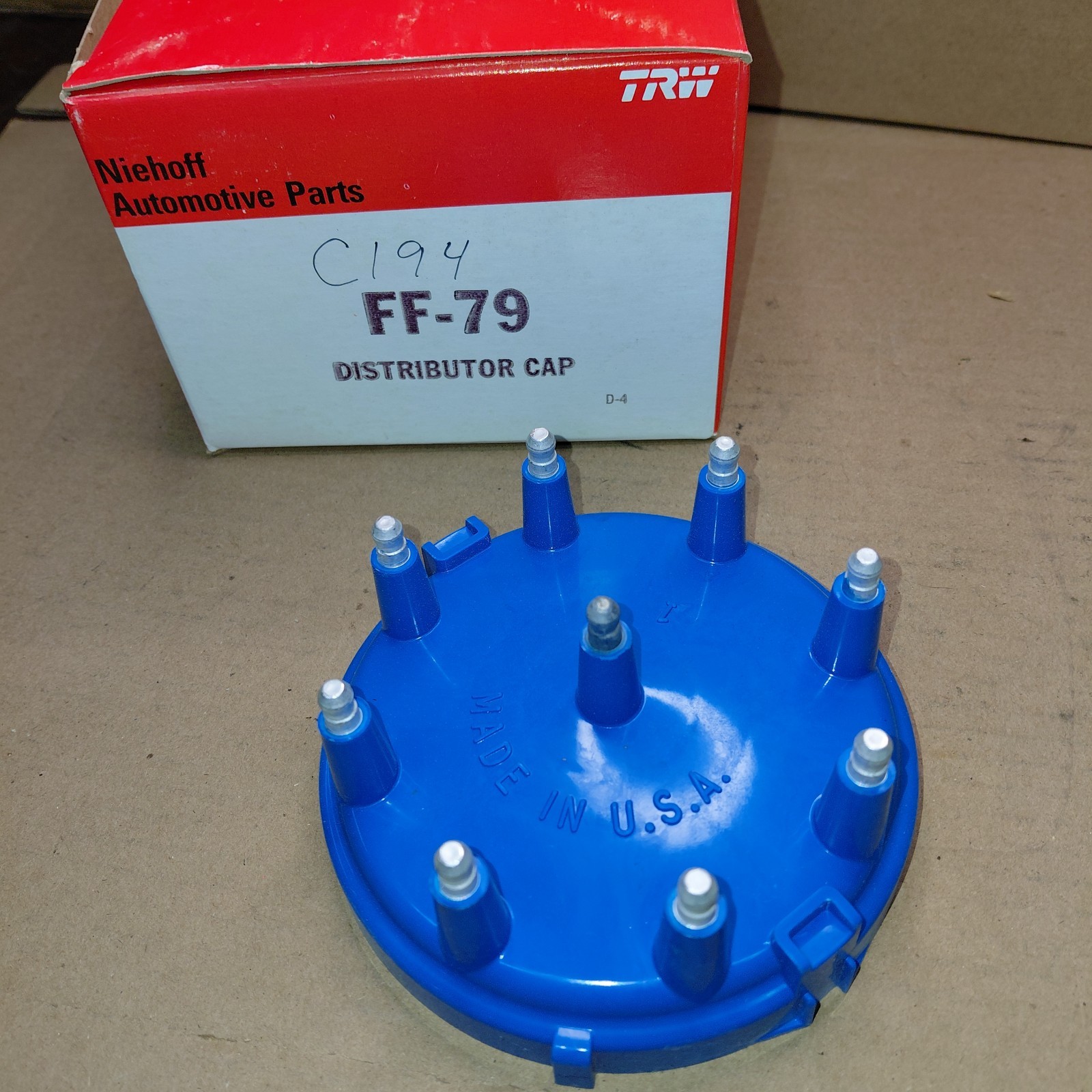 Niehoff Distributor Cap Ff-79 / C-194 Ford