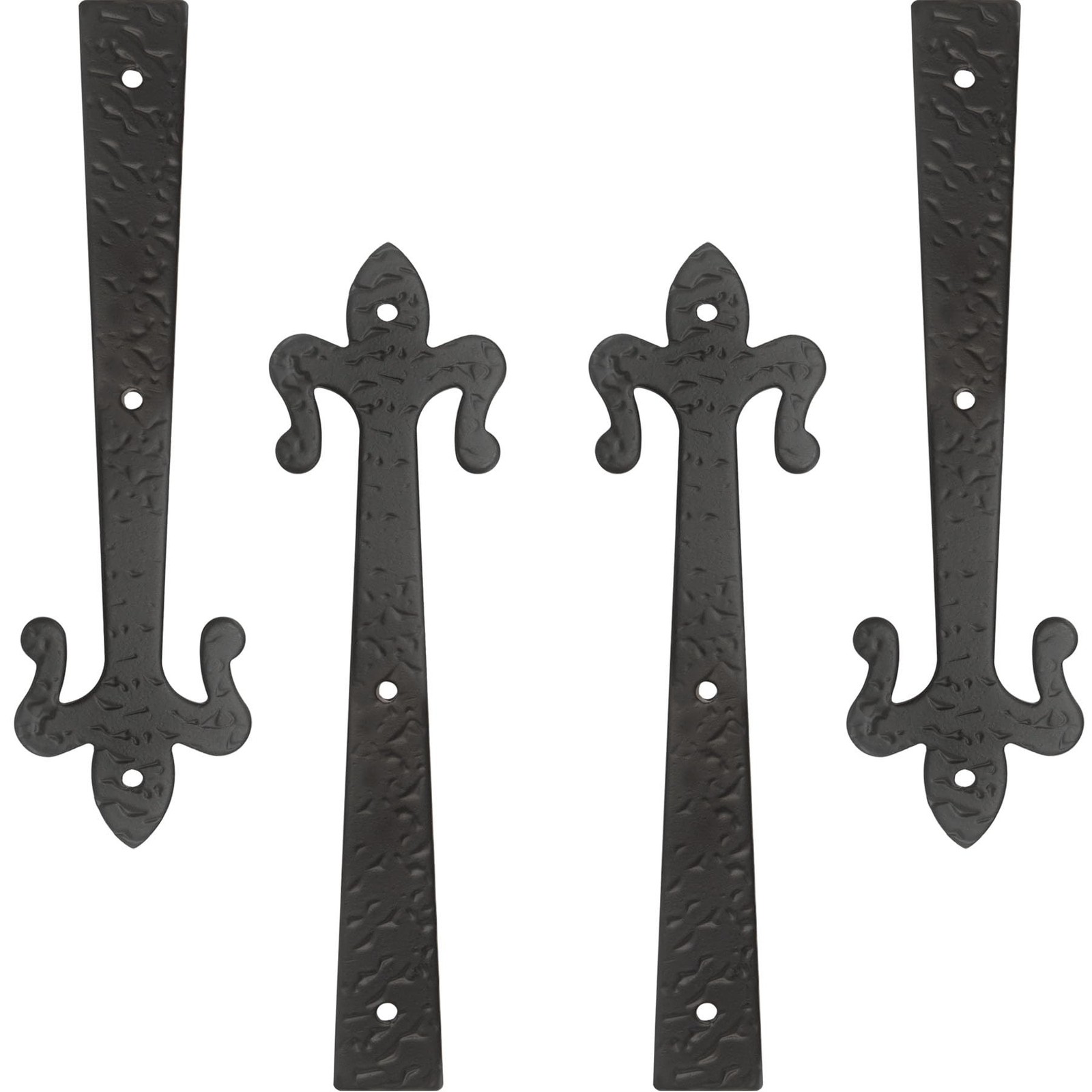 Decorative Barn Door Bracket 8 in Dummy Gate Hinge Garage Door Strap Hinges M...