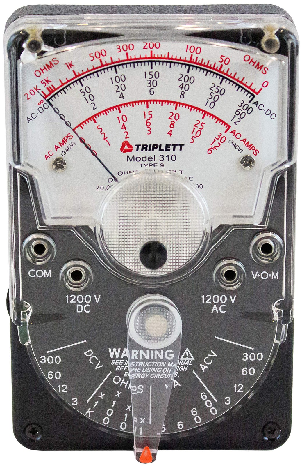 3018 Model 310 Hand-Sized Analog Multimeter - AC/DC Voltage, DC Current, Resi...