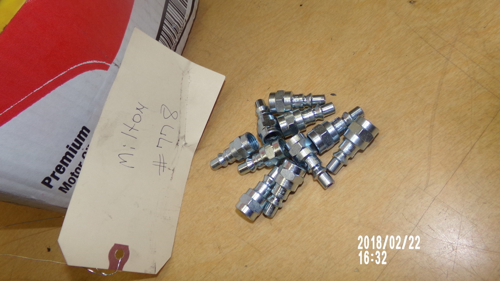 NEW  Milton 778 1/4" NPT Couplers, Lot of 10  *FREE SHIPPING*