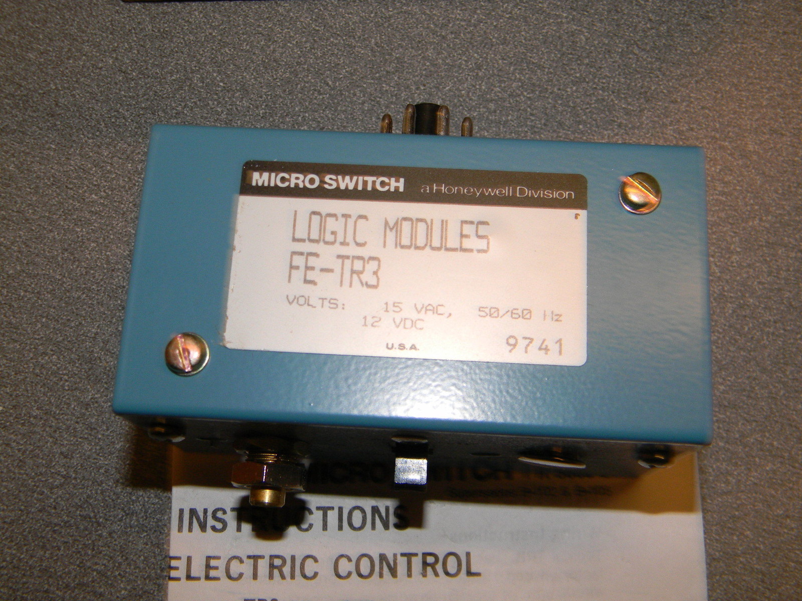 Honeywell Microswitch FE-TR3 Logic Module 15 VAC. 12 VDC New in Open Box