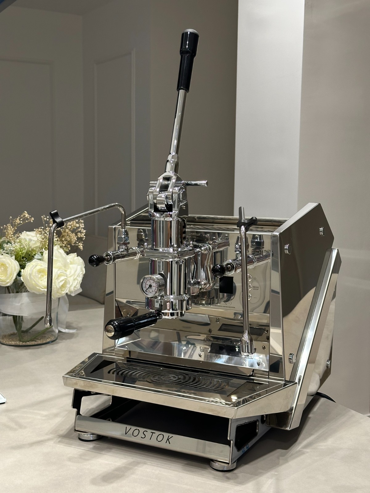 ACS Advanced Coffee Solutions Vostok Flush Lever Espresso Machine Safety System