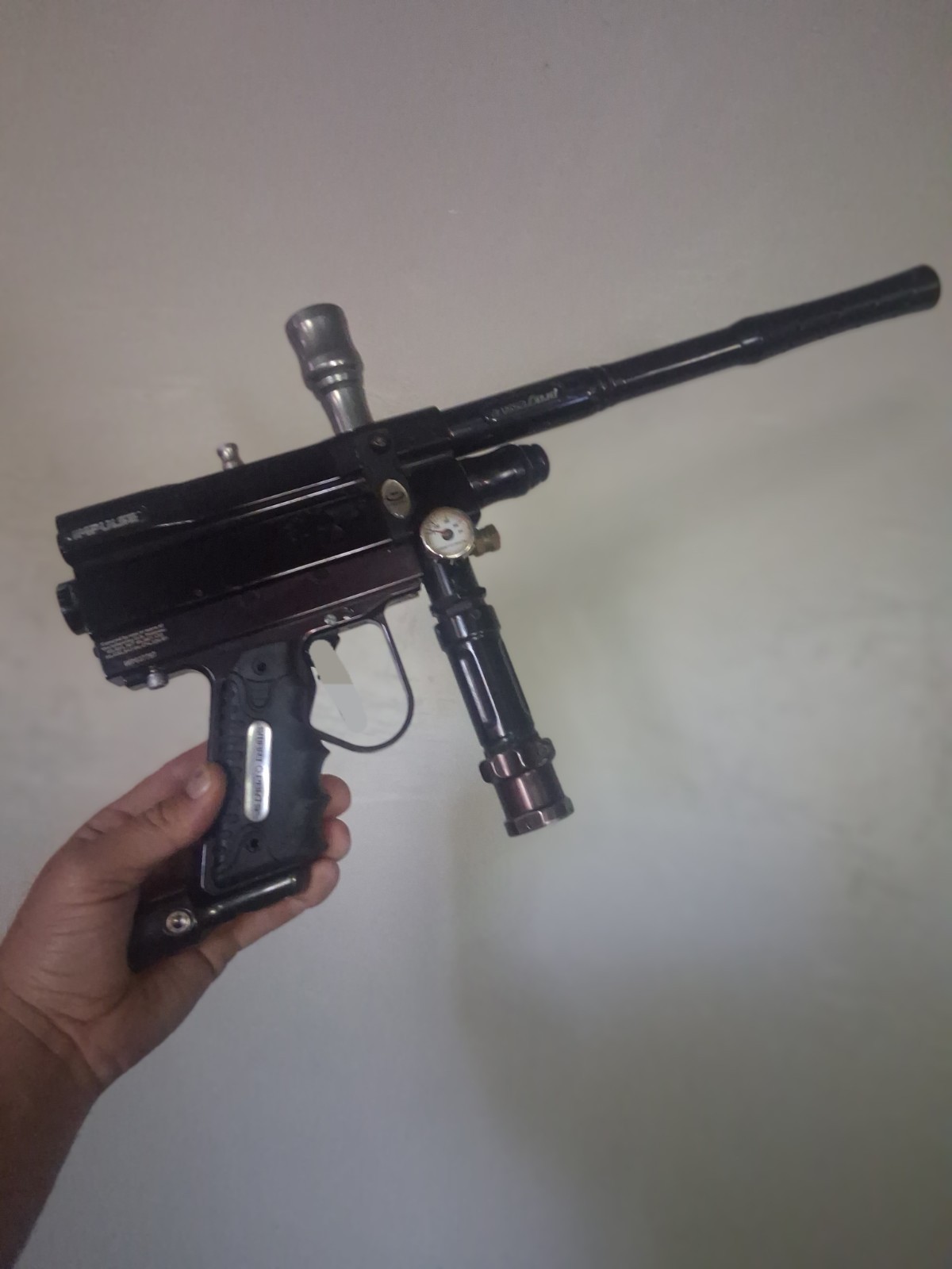 Smart Parts Vision Impulse Paintball Marker Gun  Black With Barrel