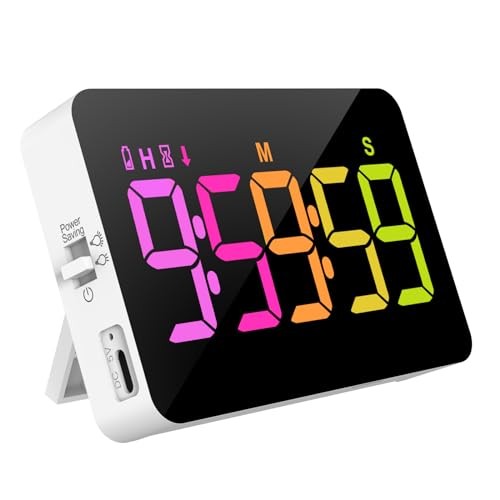 Kitchen Digital Timer, Count Down Up, Rechargeable, Vibration Mode .Rgb