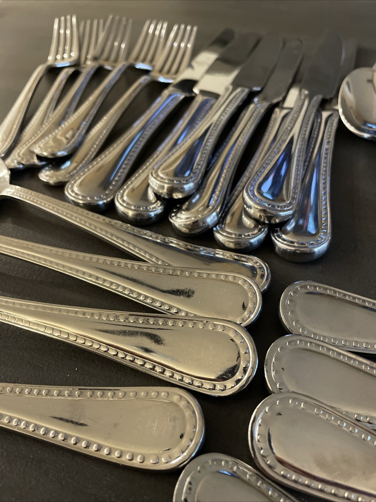 30 Pcs Silverware Stainless Steel Flatware Cutlery Utensil Kitchen