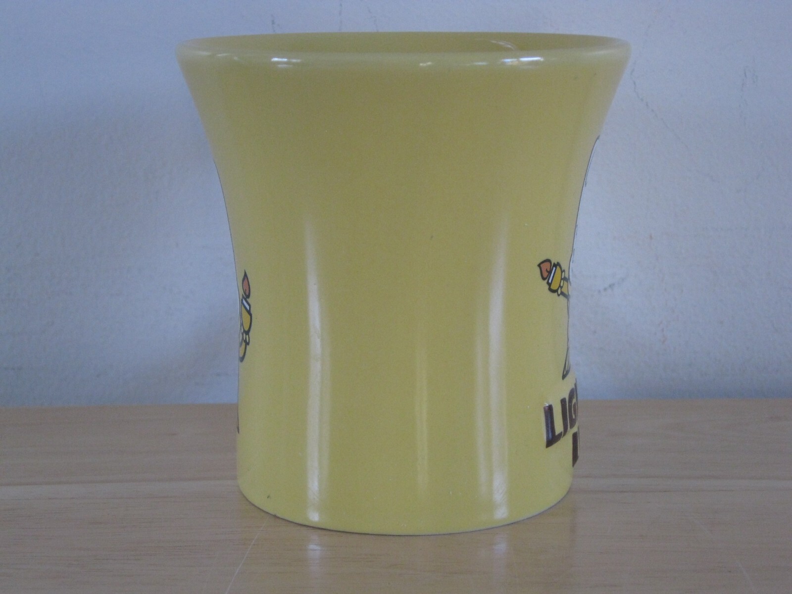 Disney Lighten Up! Yellow Candle Mug