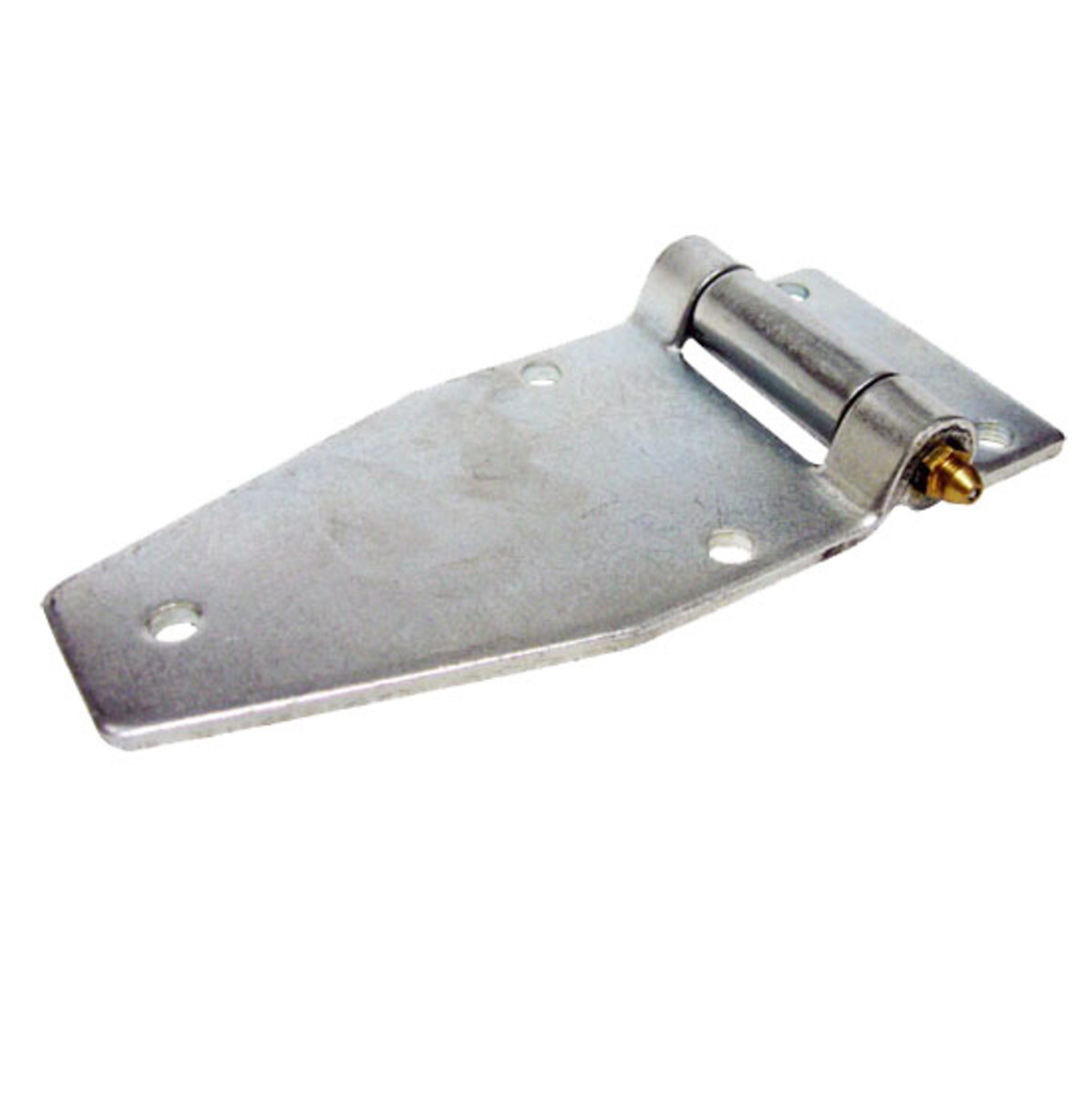 5 3/4" x 2 1/2" Strap Hinge Door Bolt On with Grease Zerk Zinc Plated