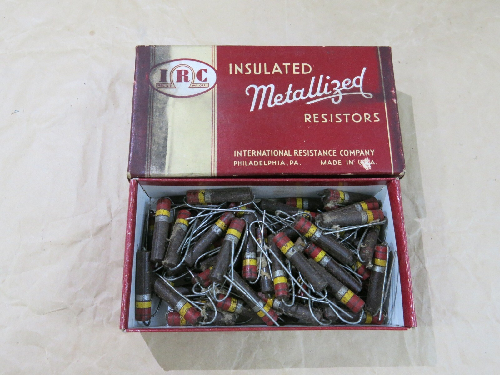 2 pcs IRC vintage BW resistor 220K (for Western Electric tube amplifier) 330K