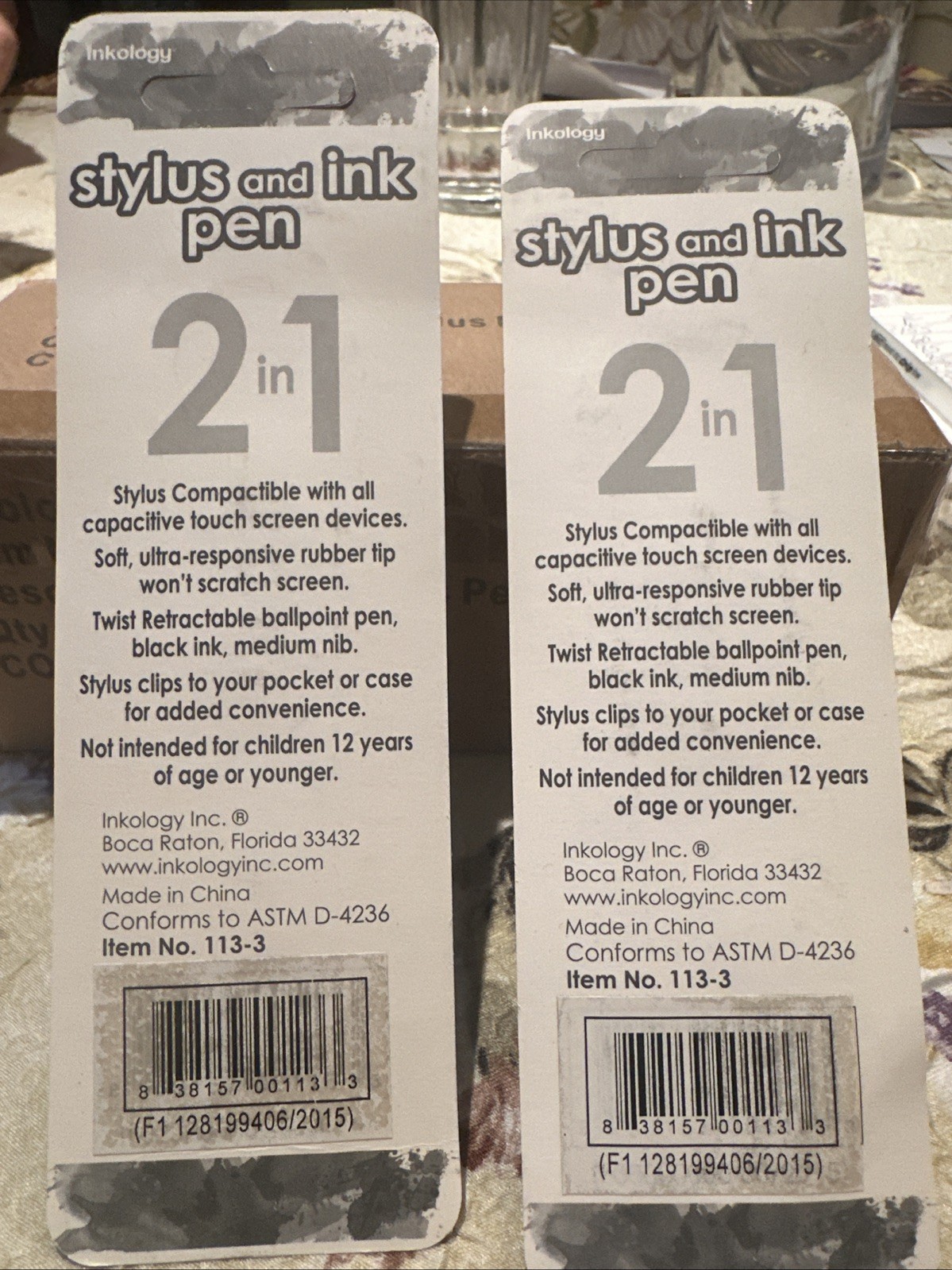 Inkology Mini Stylus Pen Silver