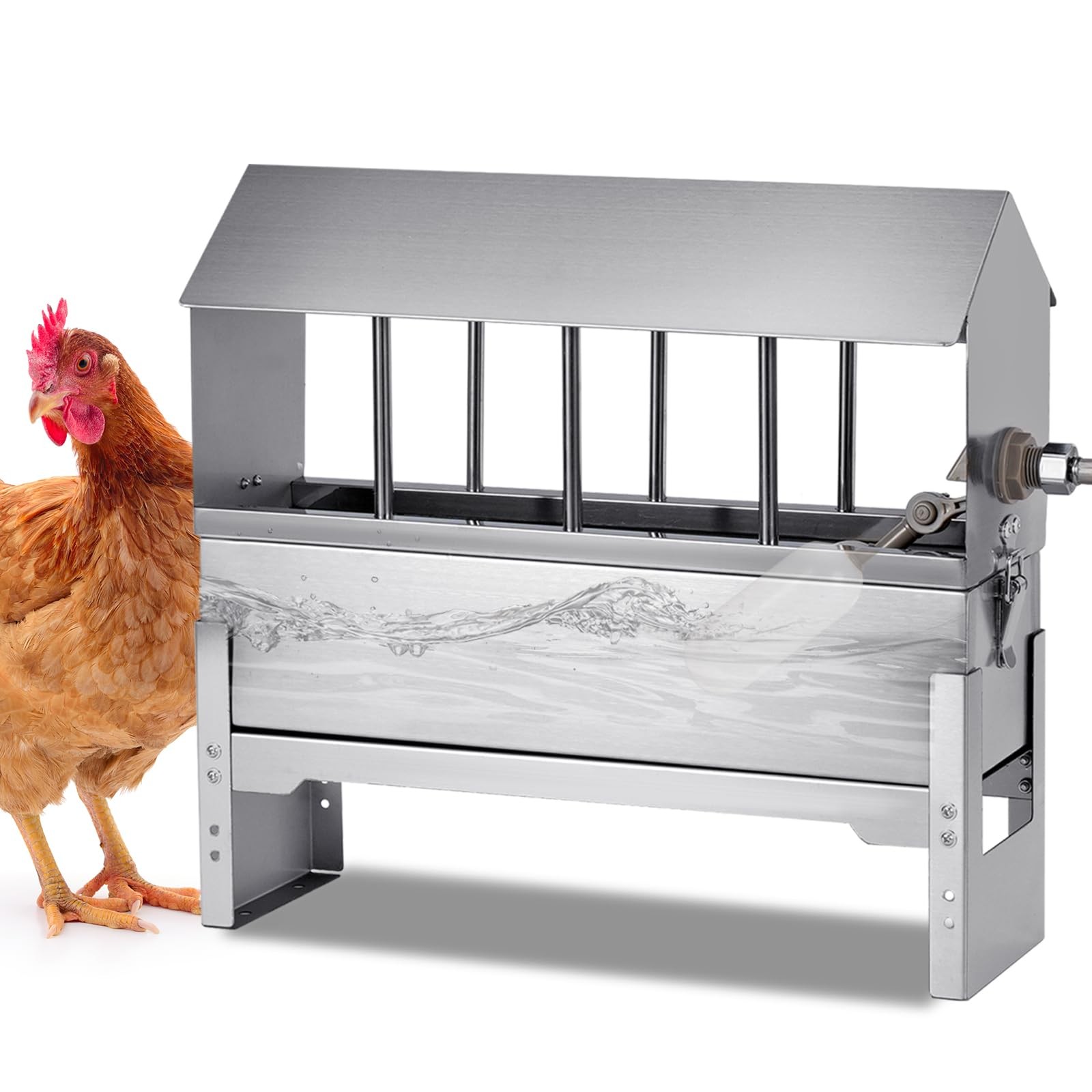 Automatic Chicken Waterer Stainless Steel Chicken Water Dispenser | Poultry Wate