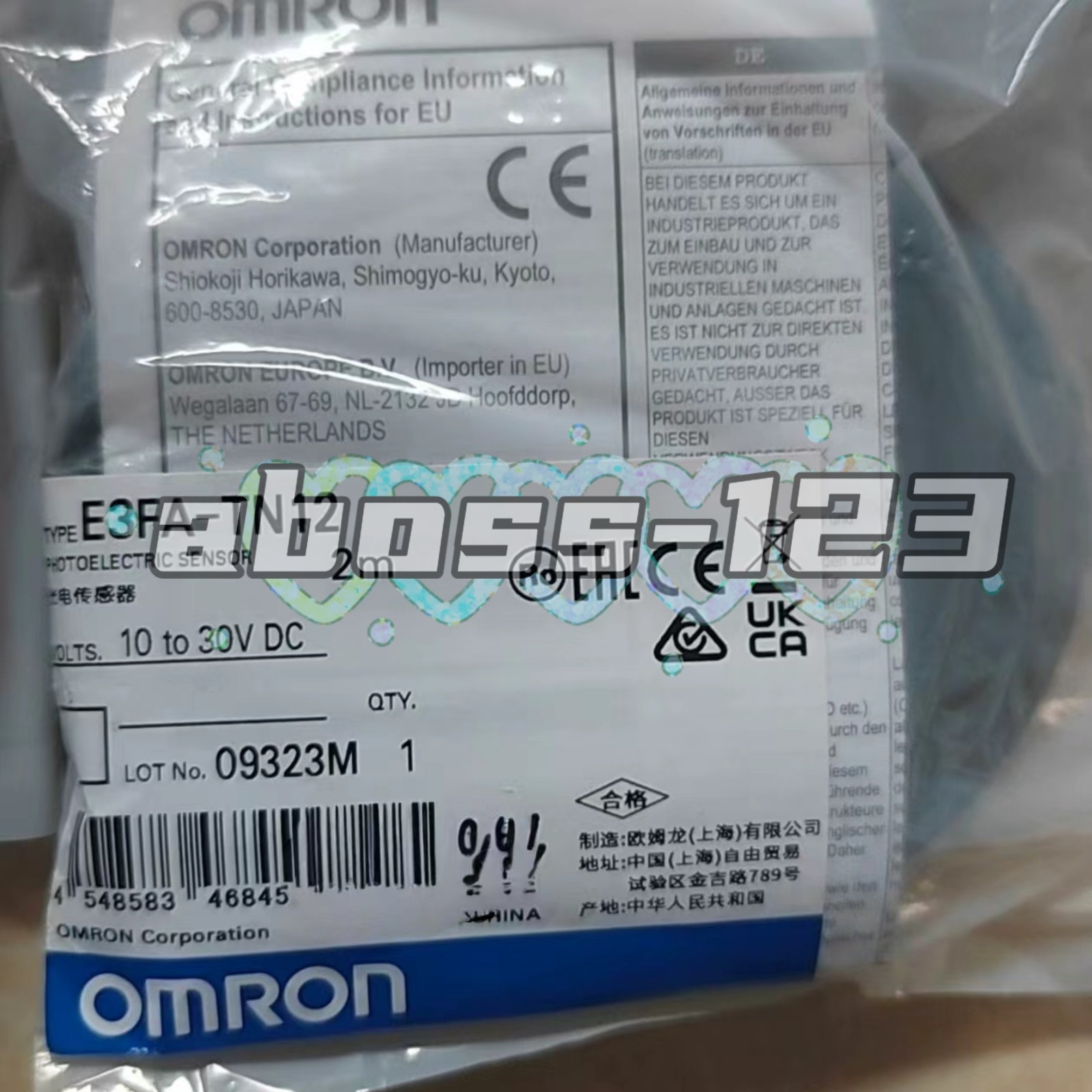 Omron E3FA-TN12  Photoelectric Sensor#1pcs New In Box