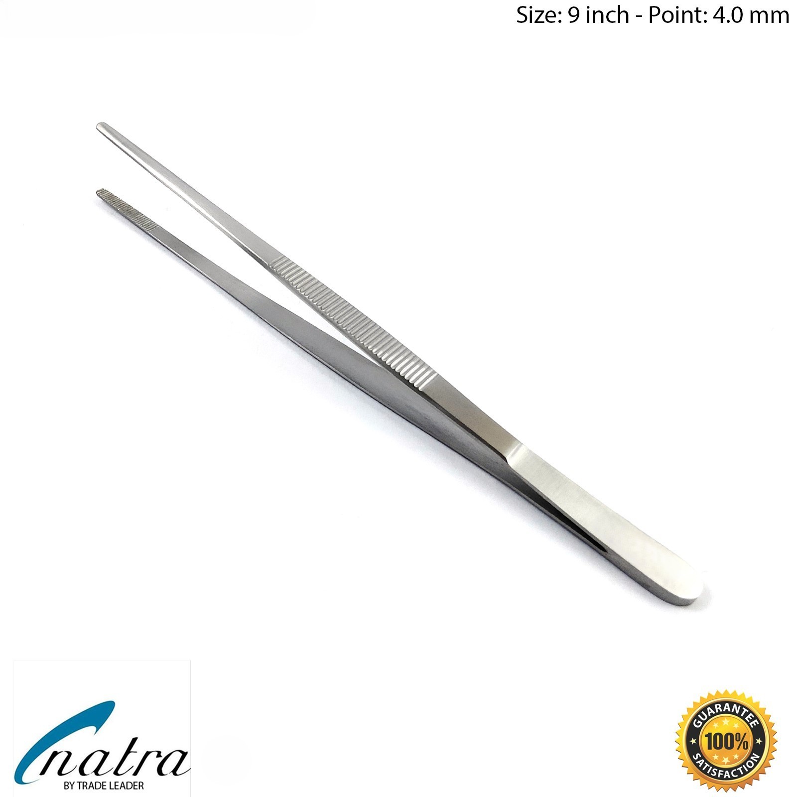 Anatomical Tweezers Straight 23 Cm Stainless Steel