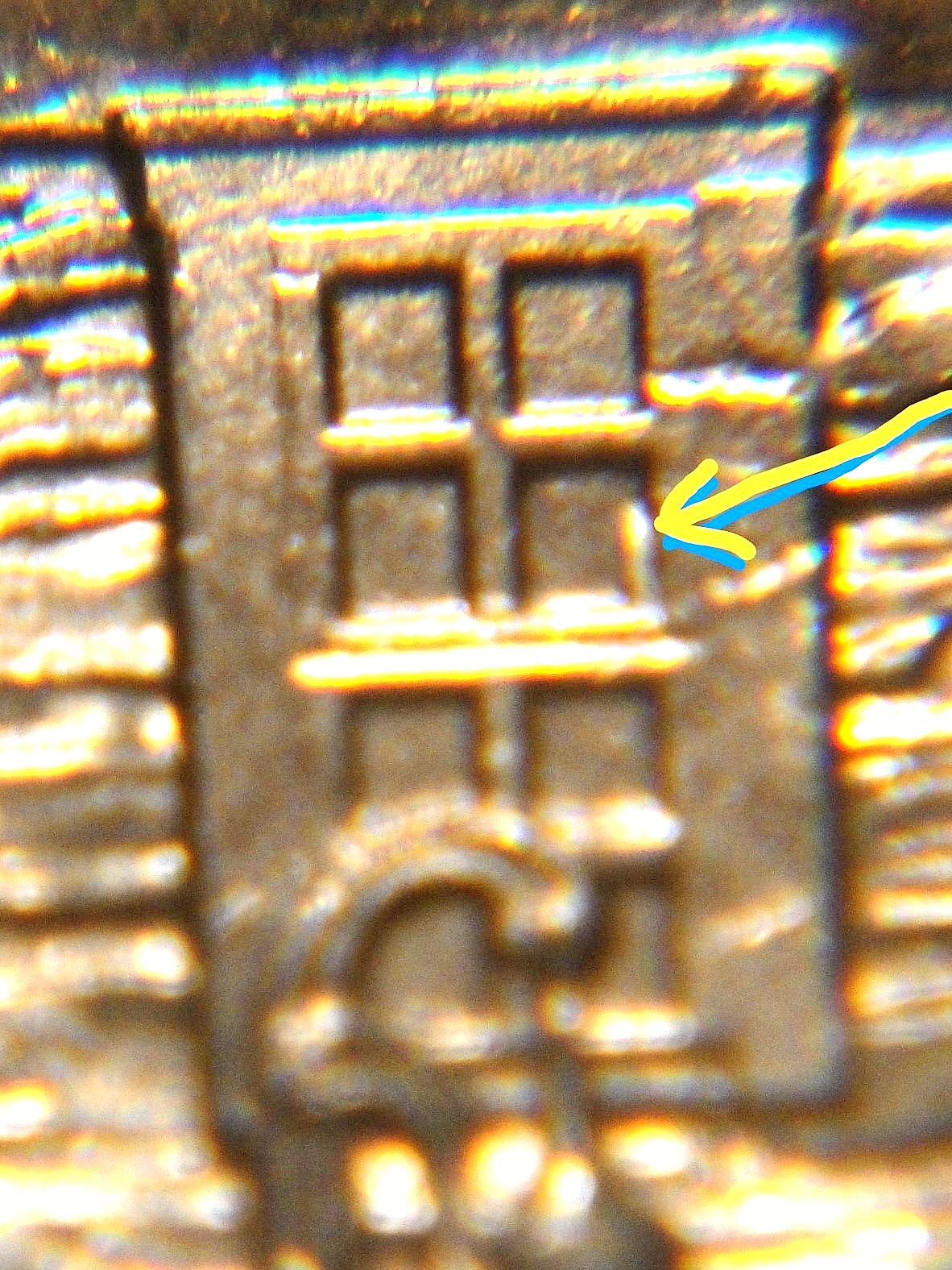 2015 P HOMESTEAD DOUBLED DIE ERROR WDDR-002 DOUBLED WINDOW SILL R2