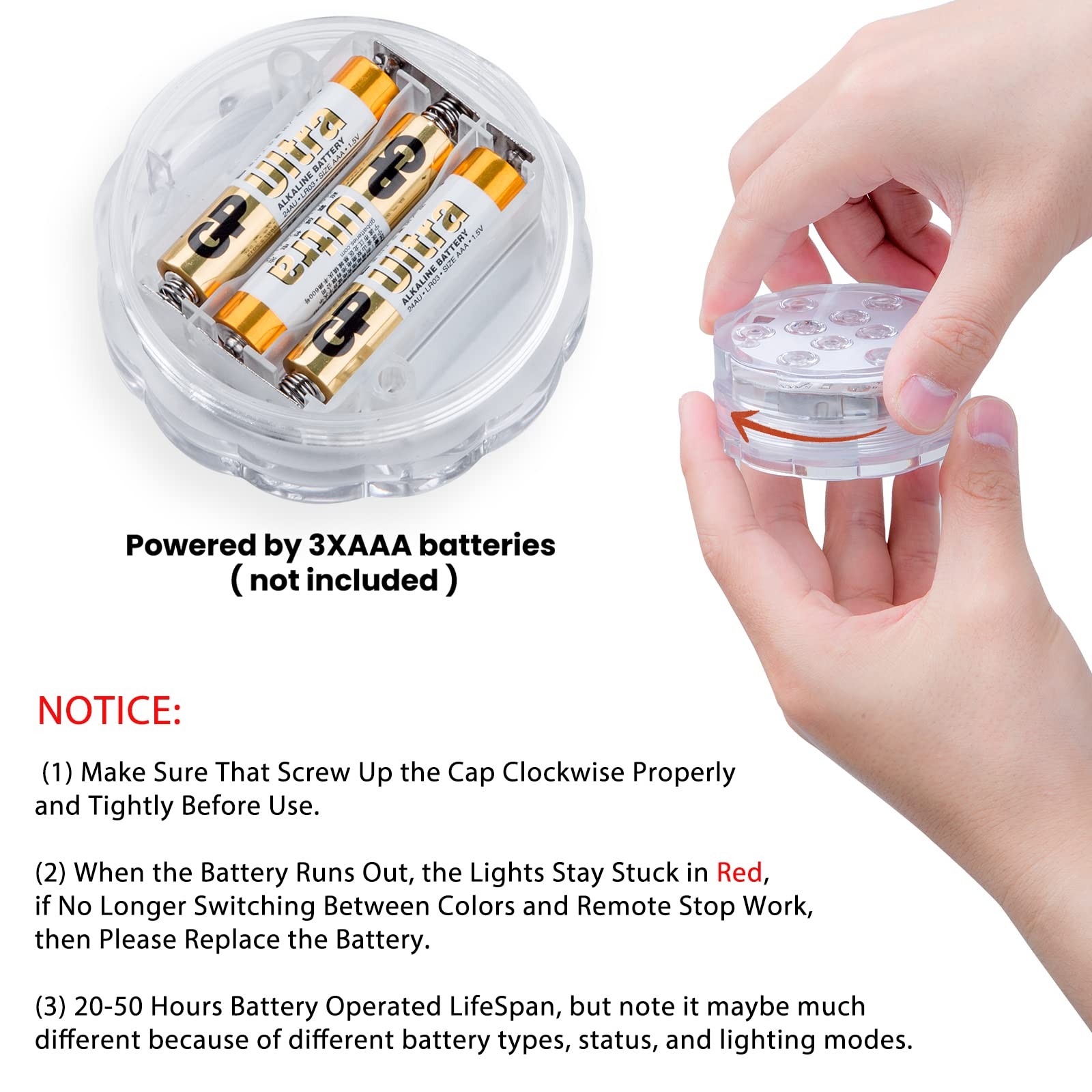 Boat Lights Wireless Battery Operated Navigation Lights For Deck Light Courtesy