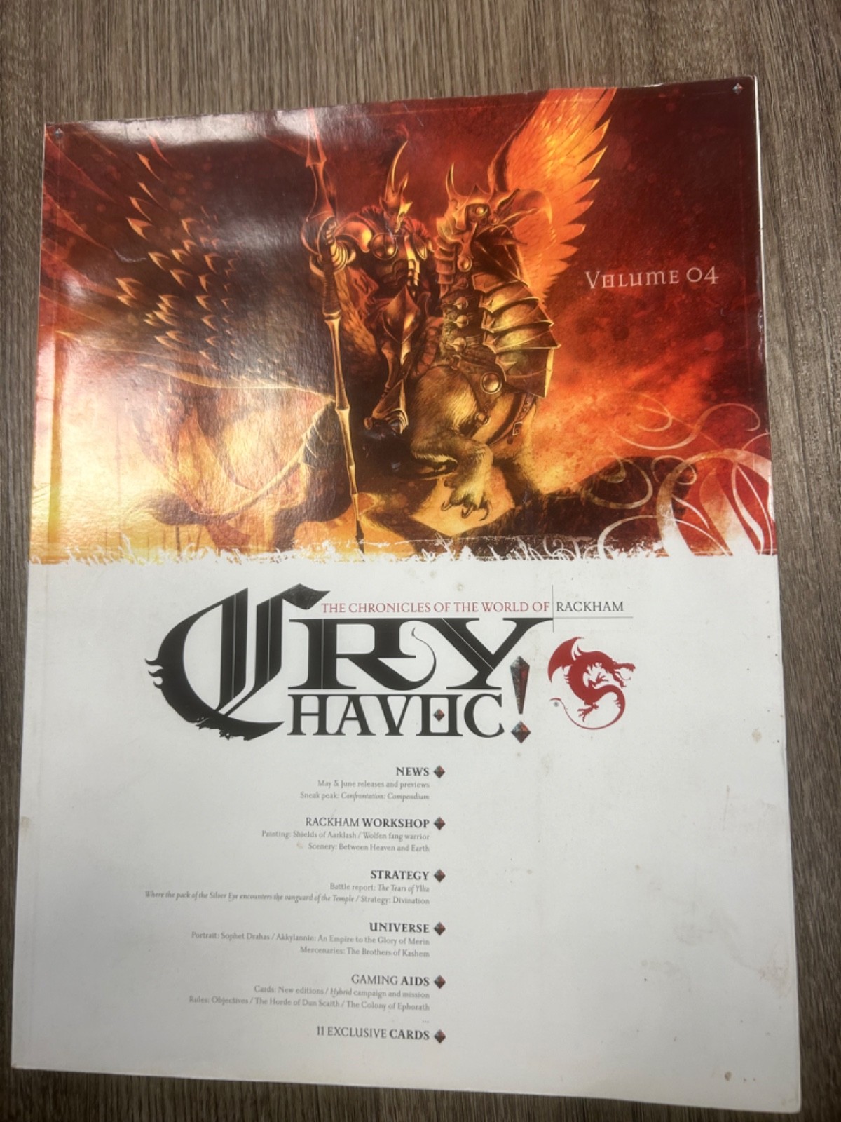 cry havoc! The chronicles of the world volume  four excellent condition