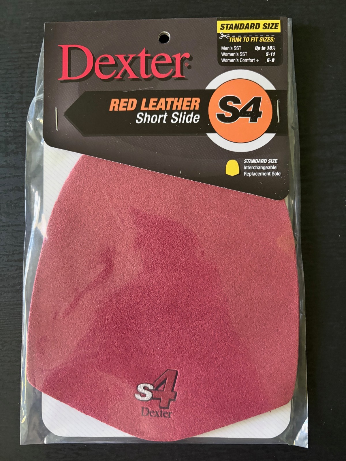 Dexter Standard Size S4 Short Slide interchangeable slide sole