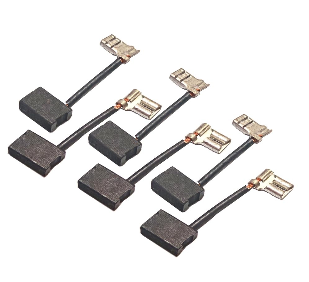 DW130V, Carbon Brushes Suitable For D-Wa-t 1/2'' VSR Drill 6Pcs