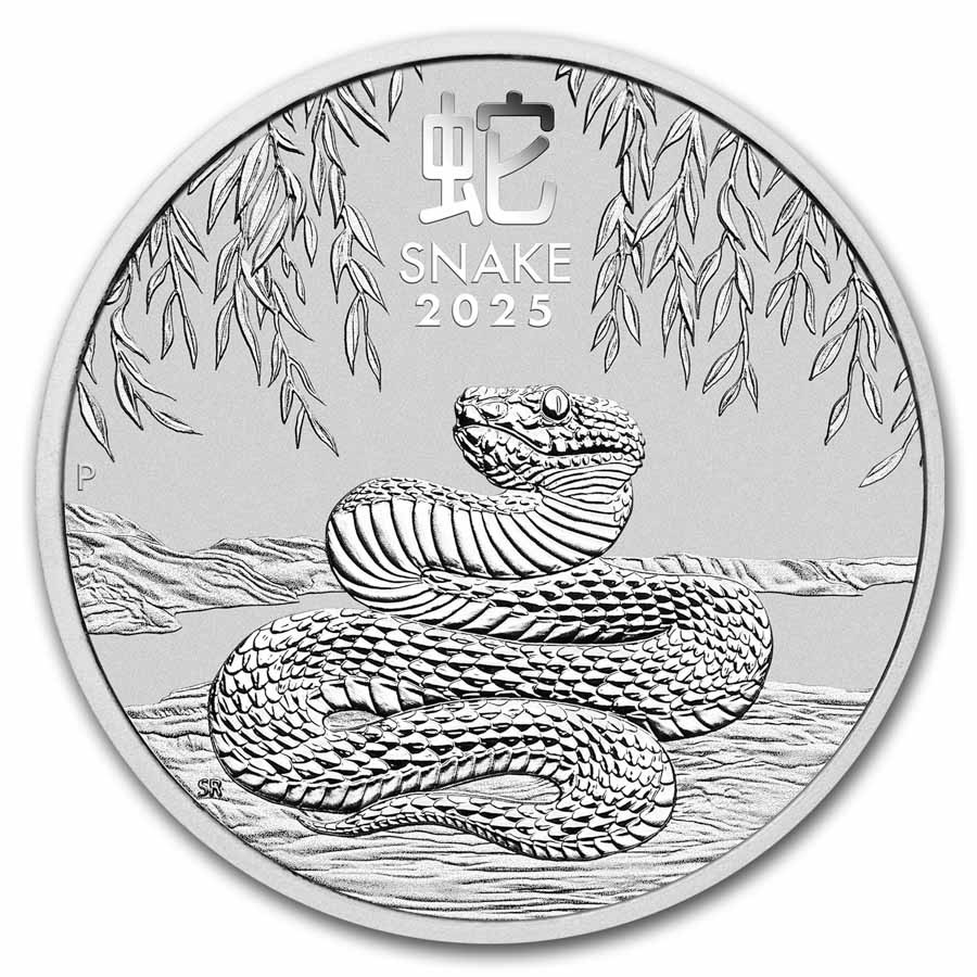 2025 Australia 1/2 oz Silver Lunar Snake BU (Series III)