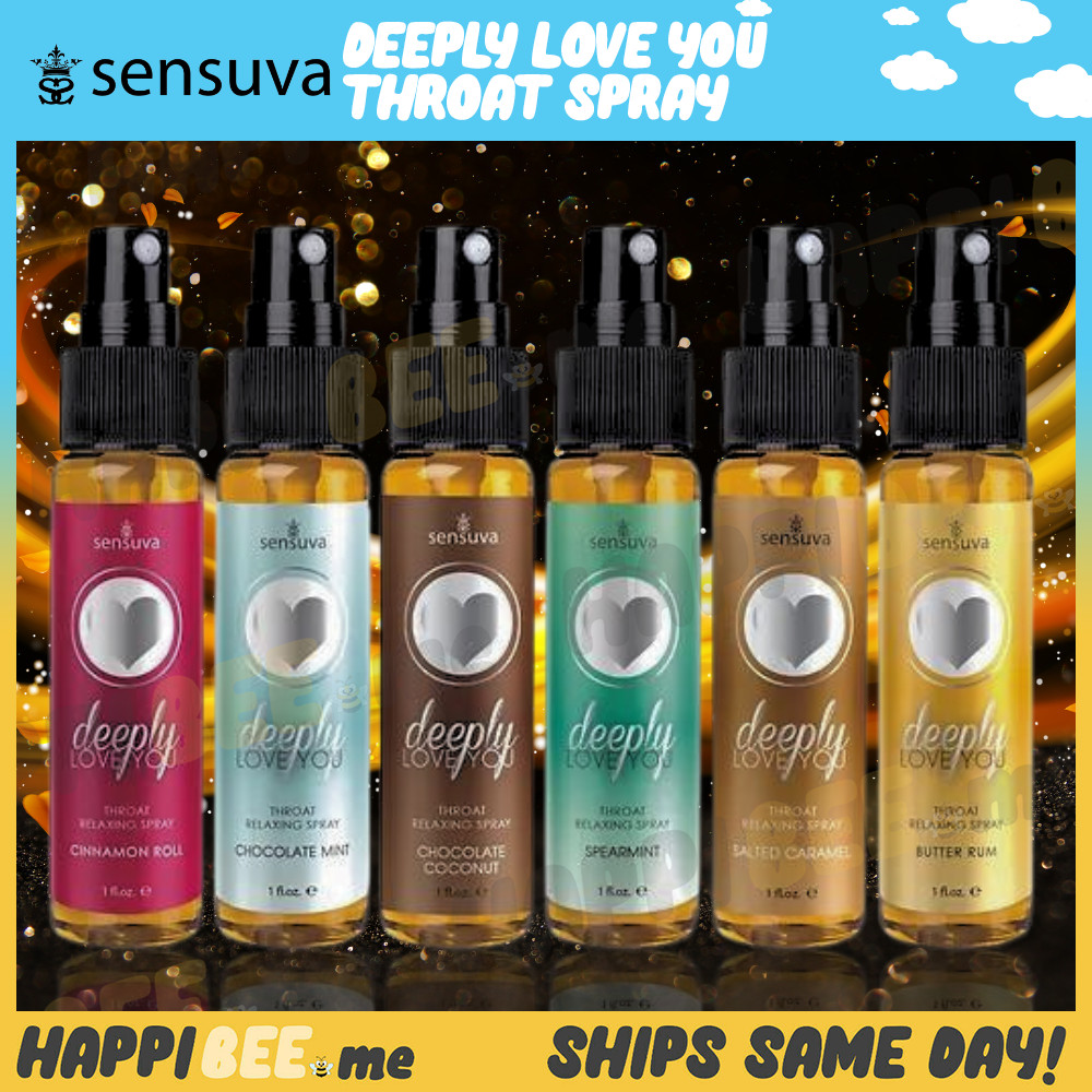 Sensuva Deeply Love You Deep Throat Spray🍯Desensitizer Flavored Lubricant Lube
