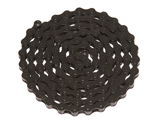 BLACK YBN Bicycle Single Speed Chain 1/2" x 1/8 x 112 Links Lowrider Cruiser
