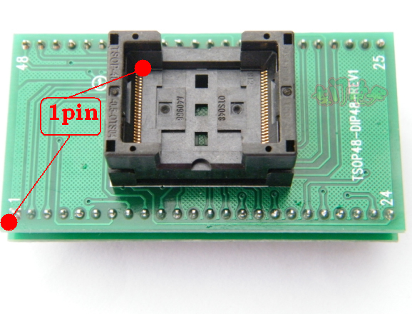 TSOP48 TSOP 48 TO DIP48 DIP 48 Universal IC Programmer Socket Adapter