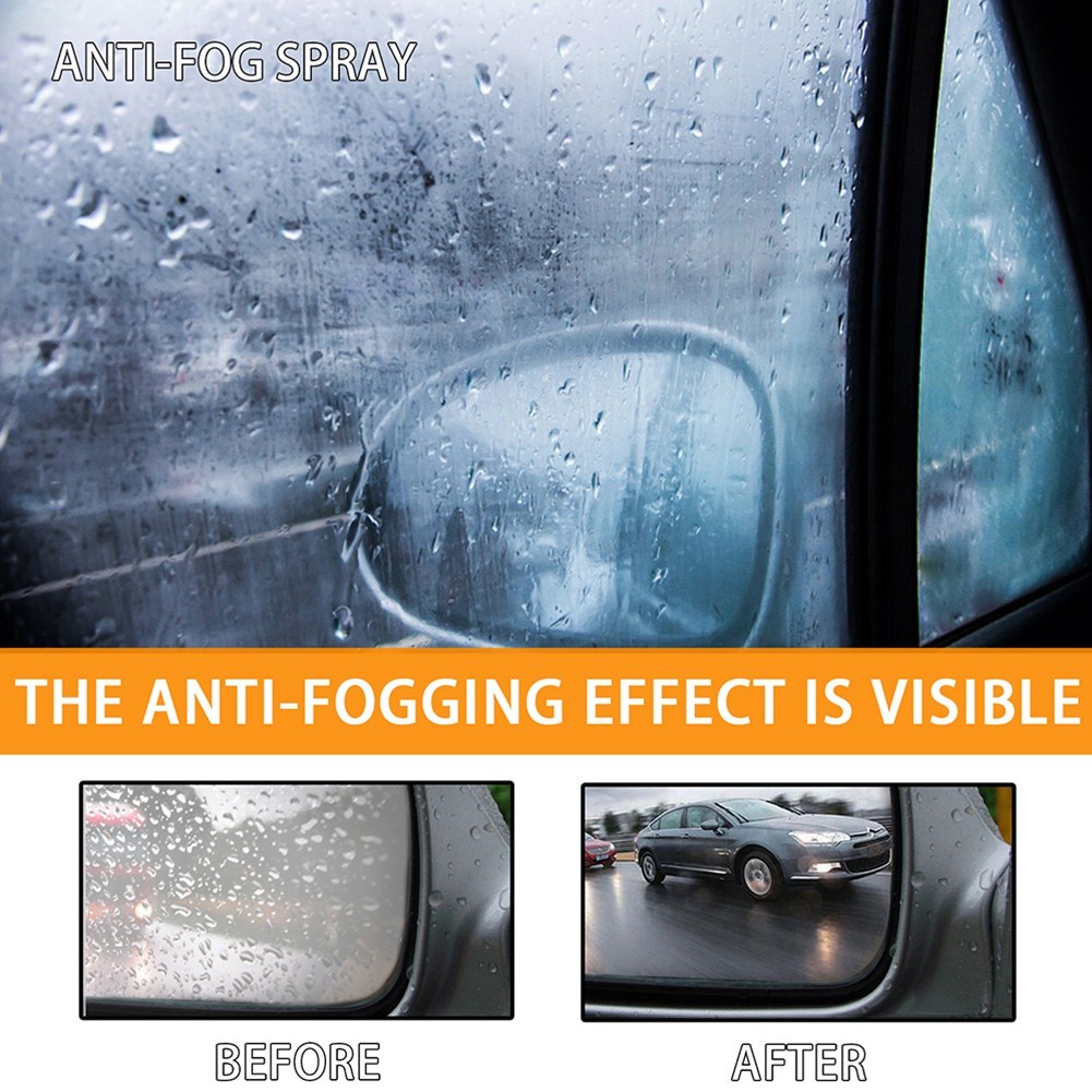 Clear Vision Anti Fog Spray for Enhanced Safety on Windshields and Mirrors