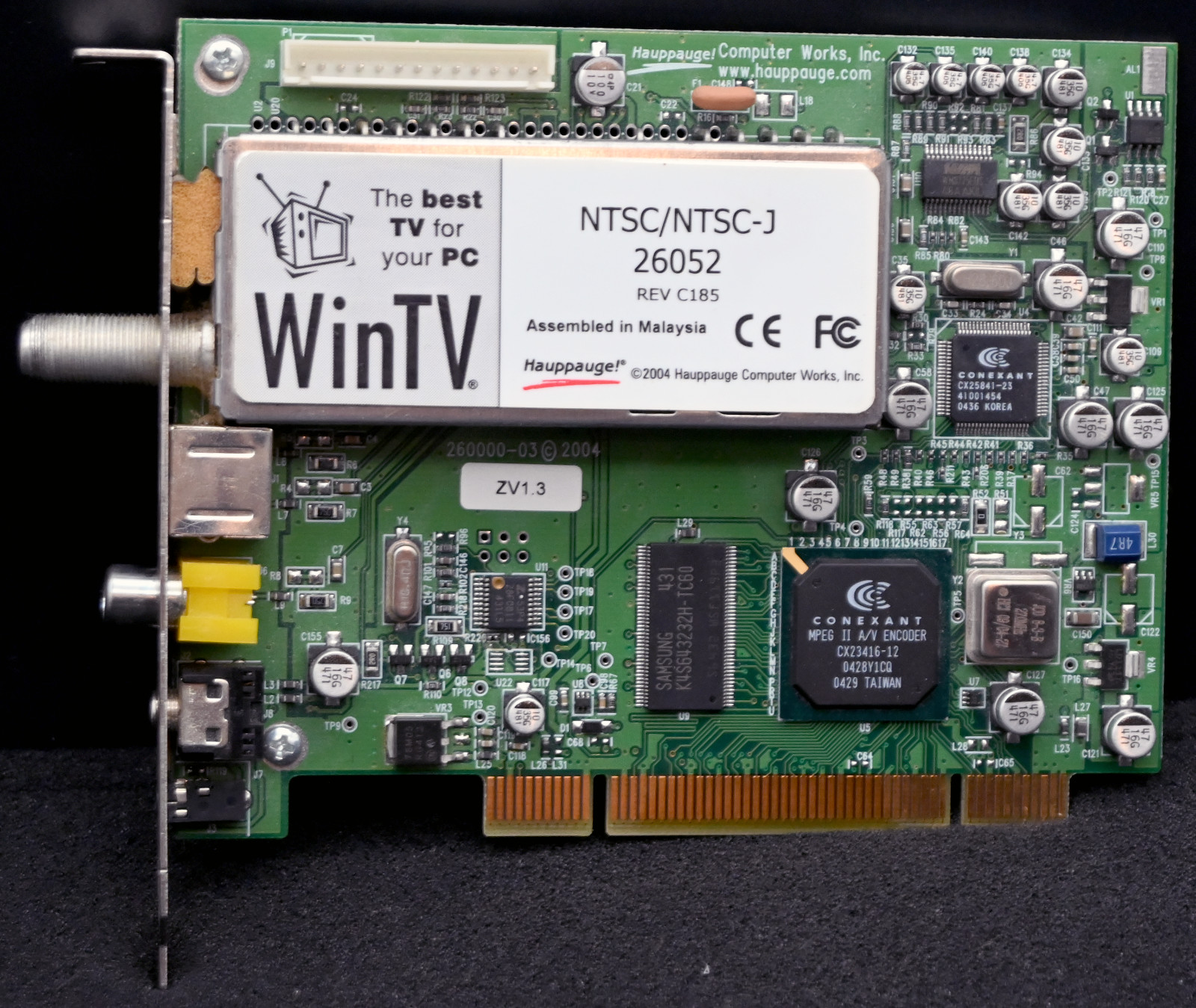 Hauppauge WinTV - NTSC/NTSC-J - 26052 - TV Tuner Card