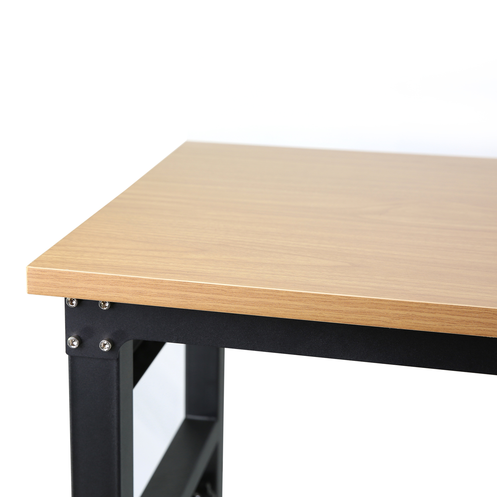 72" ×24'' Adjustable Workbench Rolling Heavy-Duty Worktable with Power Outlet