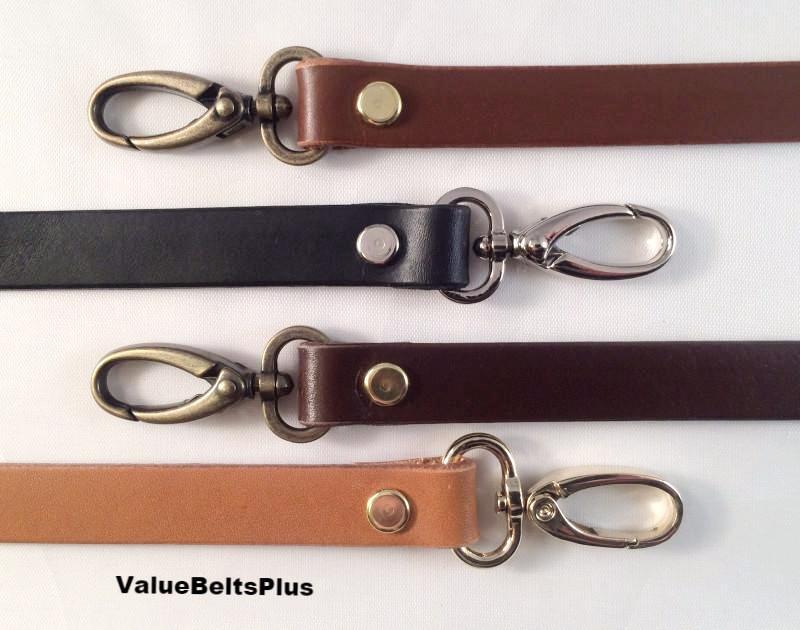 1/2" Quality Cowhide Leather Handle Shoulder Purse Handbag Replacement Strap NEW