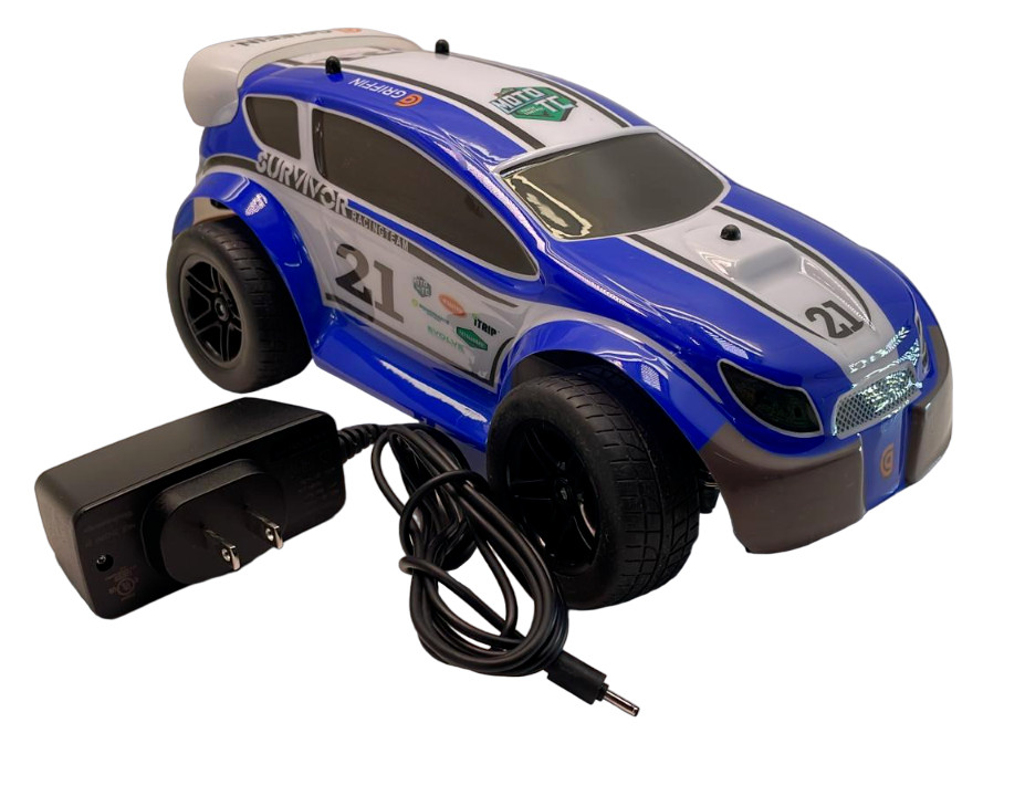 Griffin MOTO TC Smartphone Controlled Interactive Rally Race Car - Blue