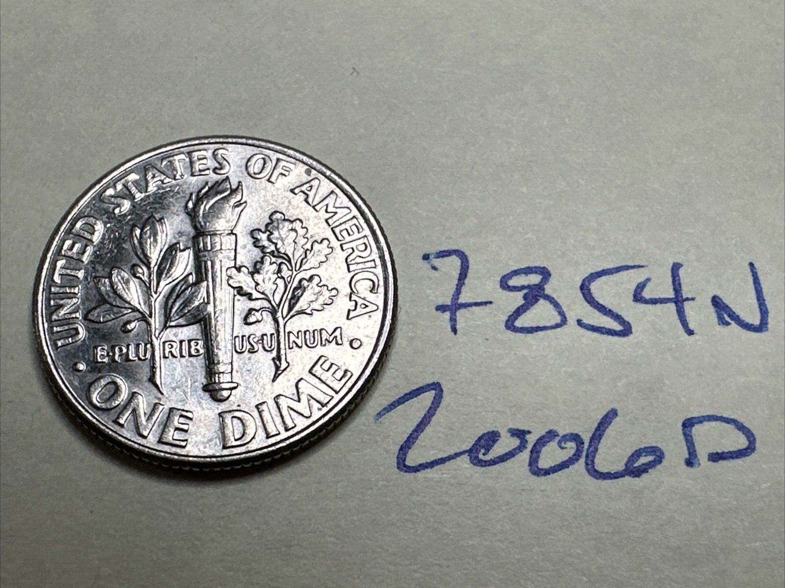 2006 D Roosevelt Dime Circulated Coin 7854N