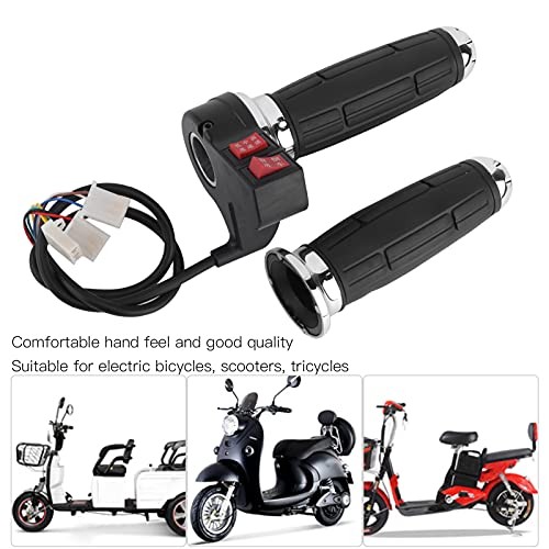 Throttle Grip, 1Pair 3 Speed Control Throttle Handle Grips for Electric with