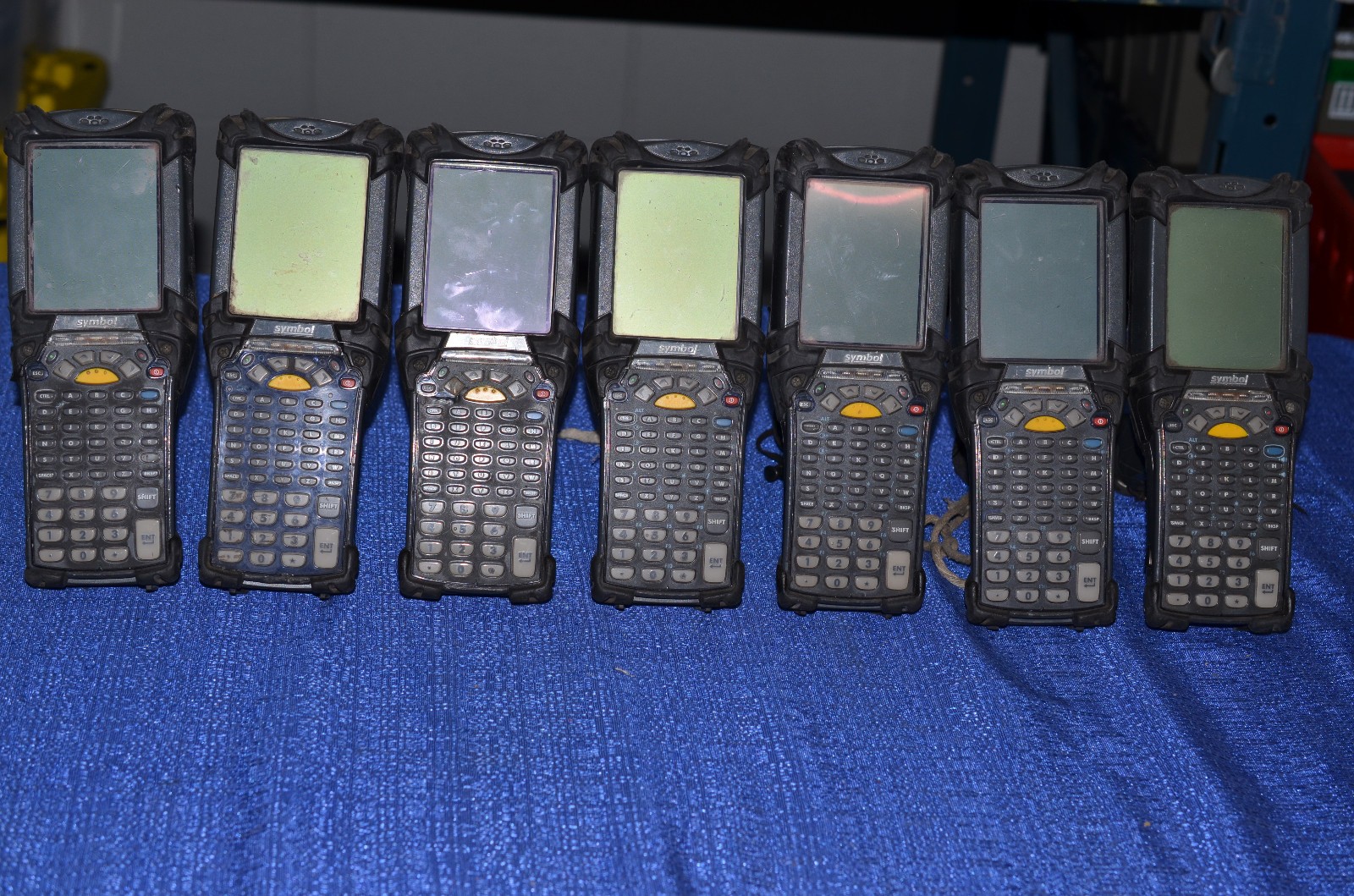 lot of 7 Symbol scanners MC9060 MC9060-GF0HBEB00WW
