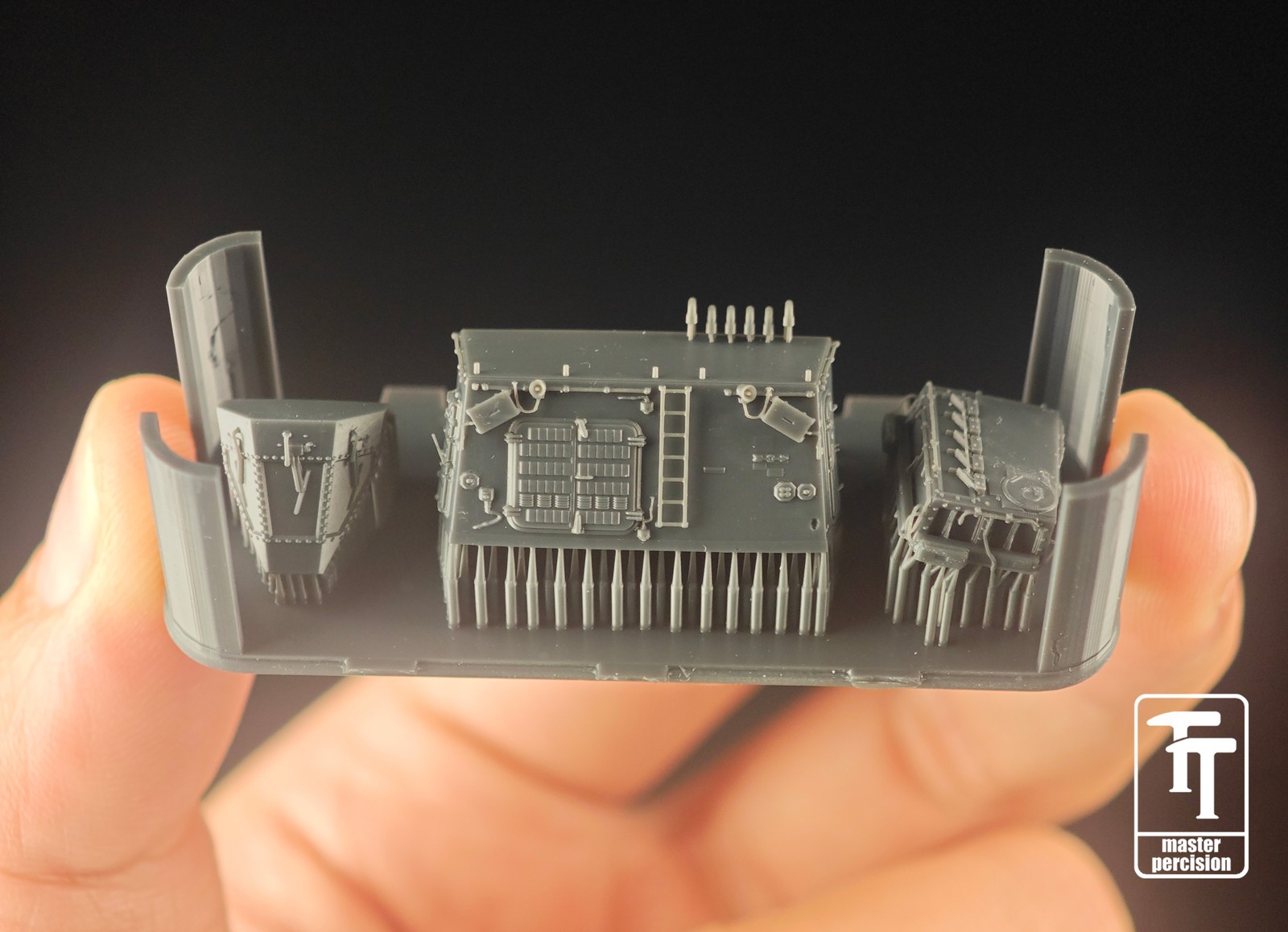 WULA PF2000255 1/200 DECK COMMAND CABIN&FIRE HOSE COMPARTMENT 3D Print （3pcs）