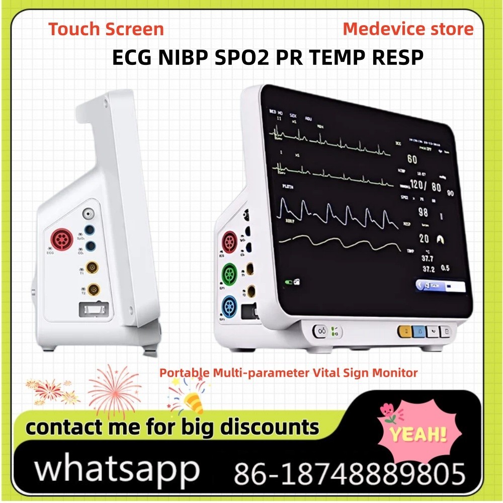 Vital Signs Monitor 14 inch Screen Multi-parameter Medical Patient Monitor