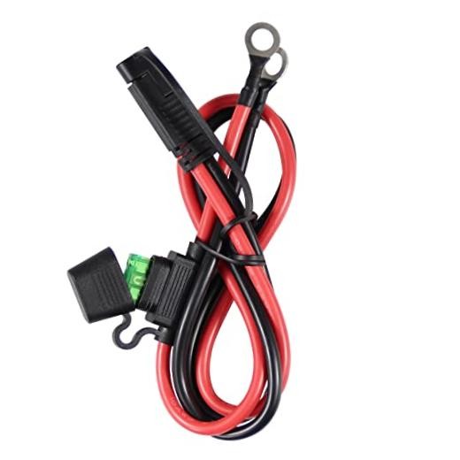 2FT SAE to O Ring Terminal Harness 10AWG - Eyelet O-Ring Terminal 1 PACK