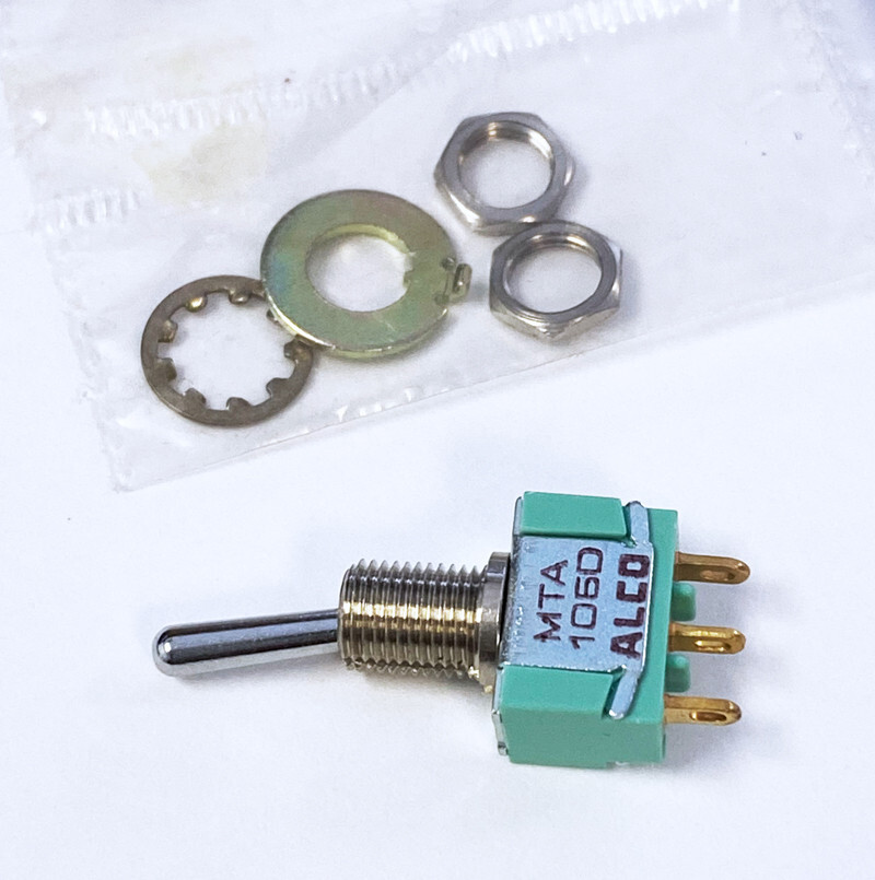 NEW 10/LOT * TE ALCO SWITCH MTA106D Surface Mount On-Off Miniature Toggle