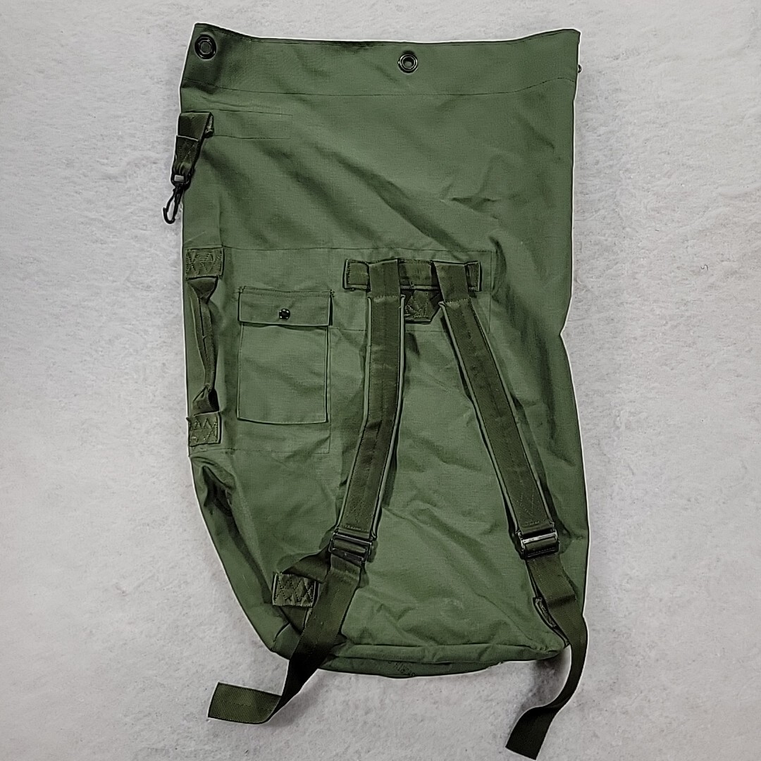 Military Issue Ruck Sack Shoulder Green Canvas Duffle Bag