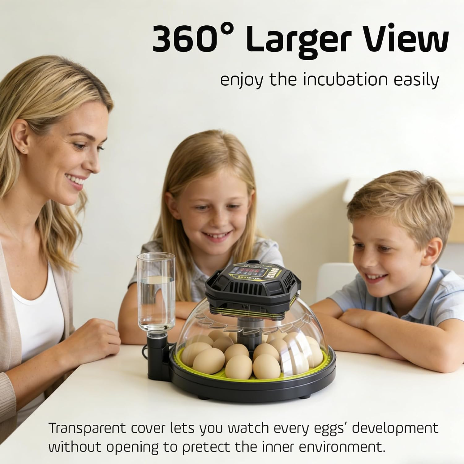 Automatic Egg Incubator for Quail, Chicken, Duck, Goose - 18 Eggs Capacity