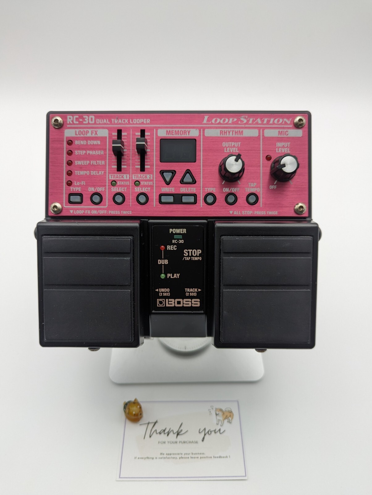 Boss RC-30 Loop Station Guitar Effects Pedal Work Tested, Good