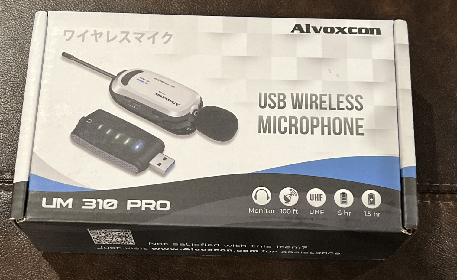 Alvoxcon UM 310 PRO USB Lapel Mic System for Phone and PC,