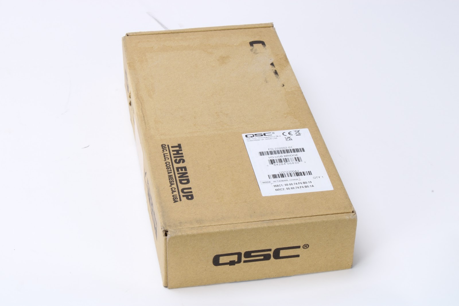 QSC I/O-USB Bridge FG-222002-01 - New Open Box