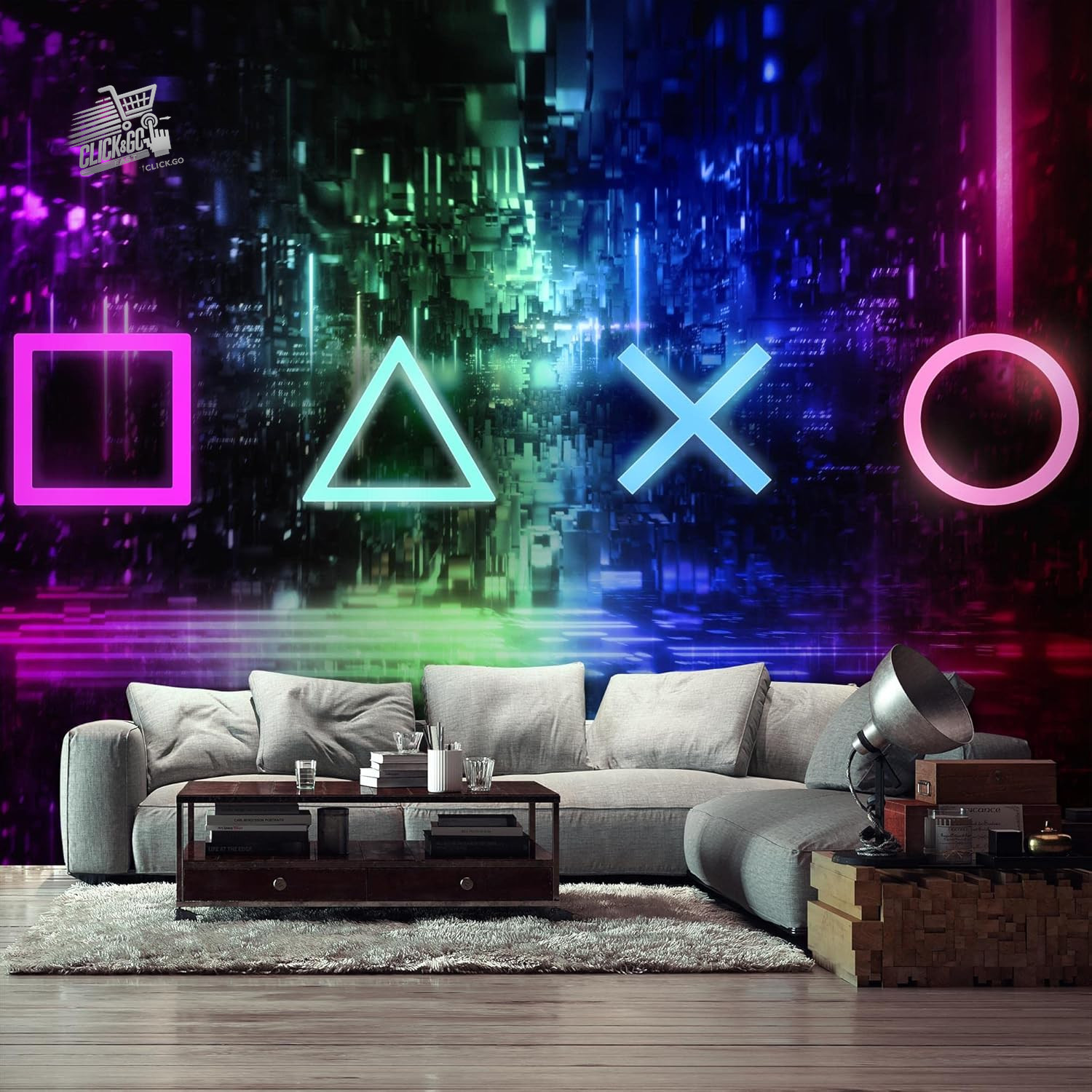 Photo Wallpaper Modern Game Console Fleece Living Room Bedroom L
