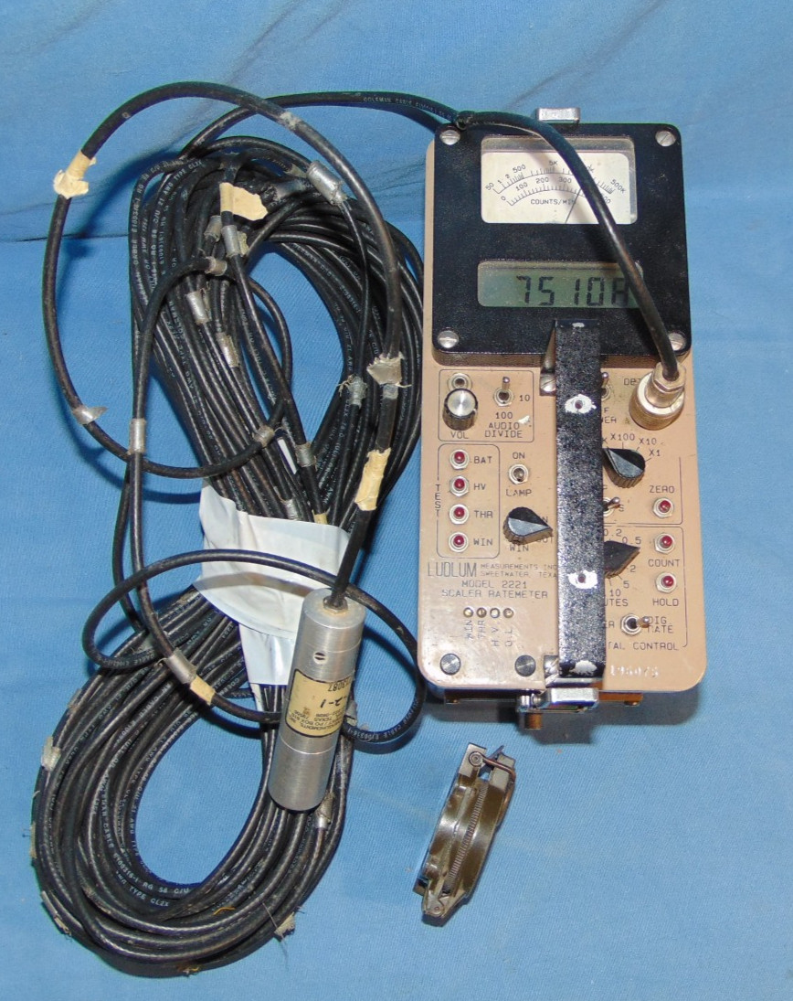 Ludlum 133-2-1 GM Probe High Range Radiation Detector