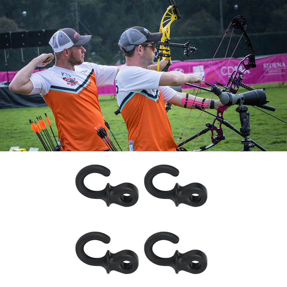 8pcs Rubber Archery Compound Bow String Stabilizer Monkey Tail Silencer Dampener