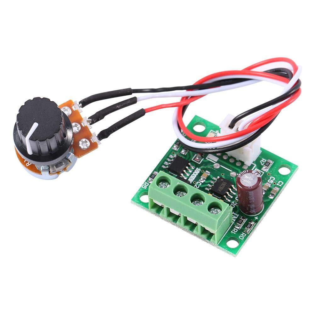 Motor Speed Controller DC 1.8V to 15V 2A Mini PWM Low Voltage Over Current Re...
