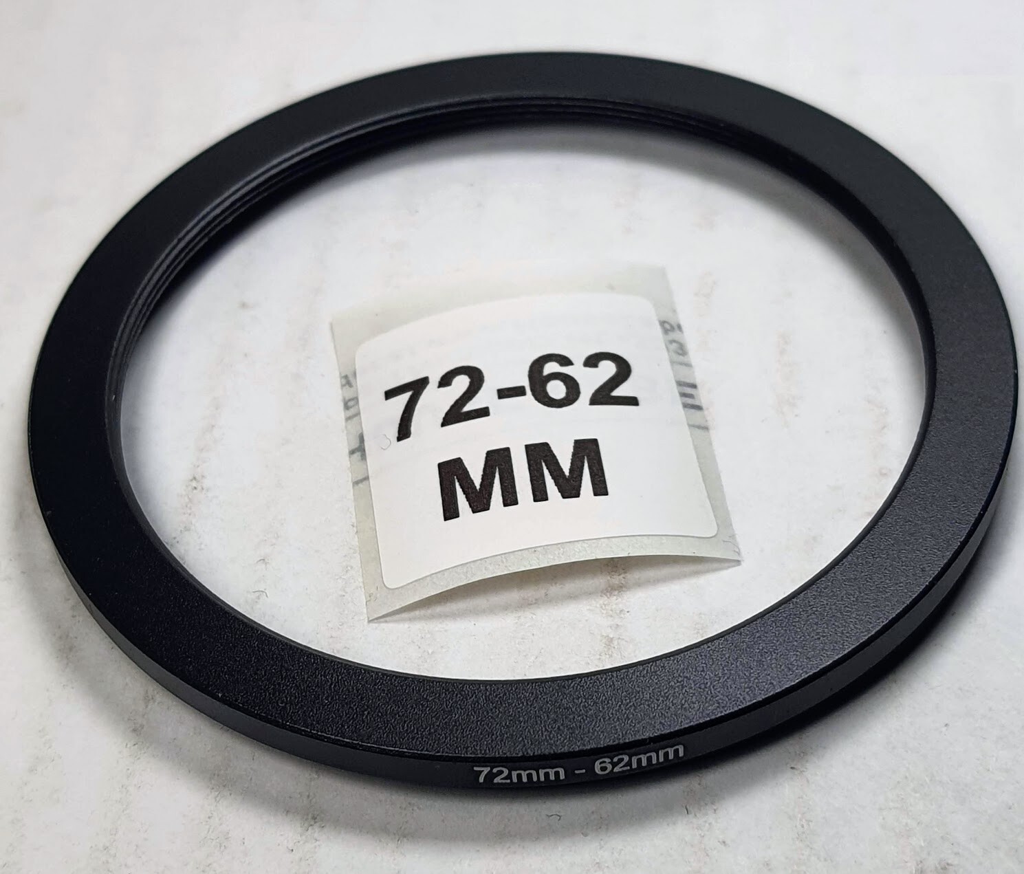 72-62mm Step-Down Lens Filter Converter Adapter Ring 72mm-62mm Metal E72 to E62